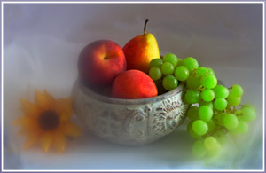 Grapes and Pears by Anne Swearman